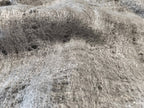 Gray Alpaca Wool Felted Scarf with Tassels