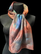 Hand-Dyed Natural Silk Scarf