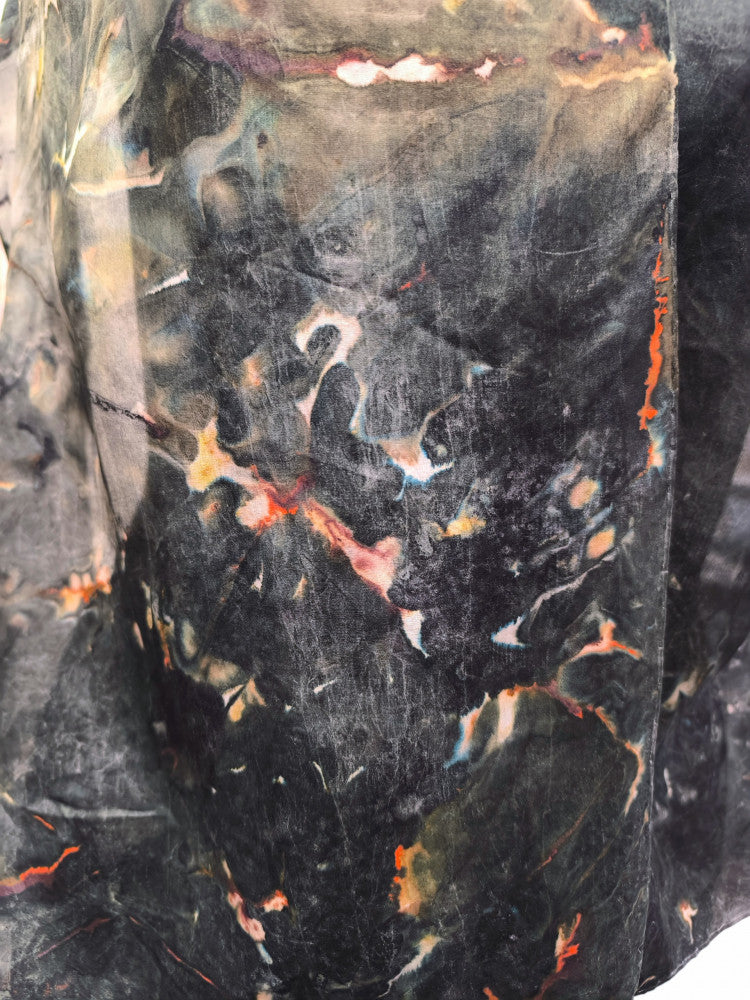 Black Women's Silk Scarf