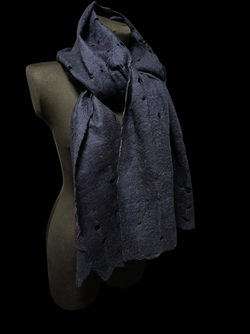 Dark Blue Unisex Hipster Scarf