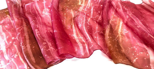 BORDO Women's Silk Scarf, Silk Accessory