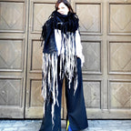 Black Oversized Blanket Scarf