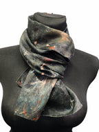 Black Women's Silk Scarf