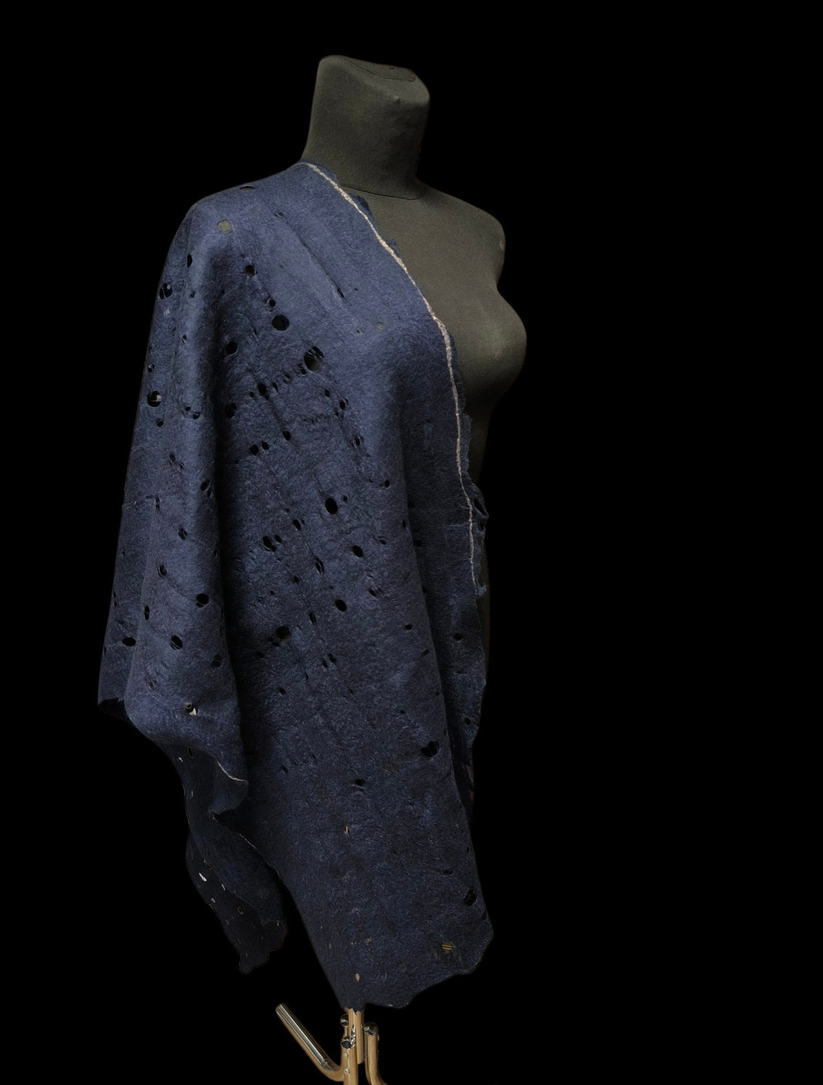 Dark Blue Unisex Hipster Scarf