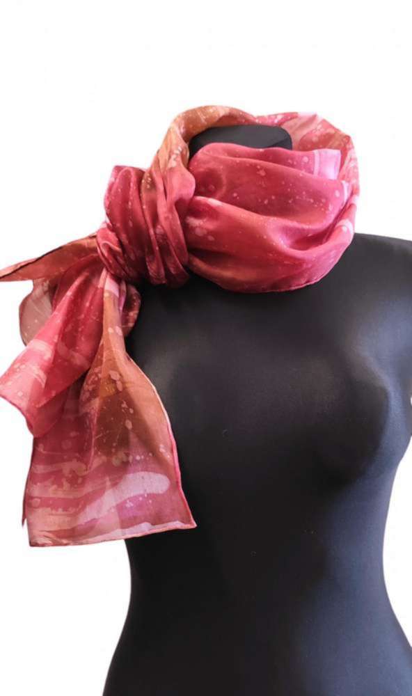 BORDO Women's Silk Scarf, Silk Accessory