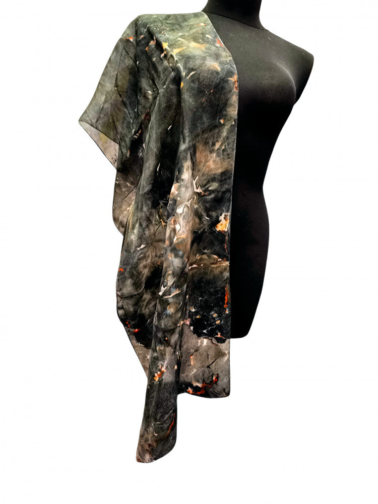 Black Women's Silk Scarf