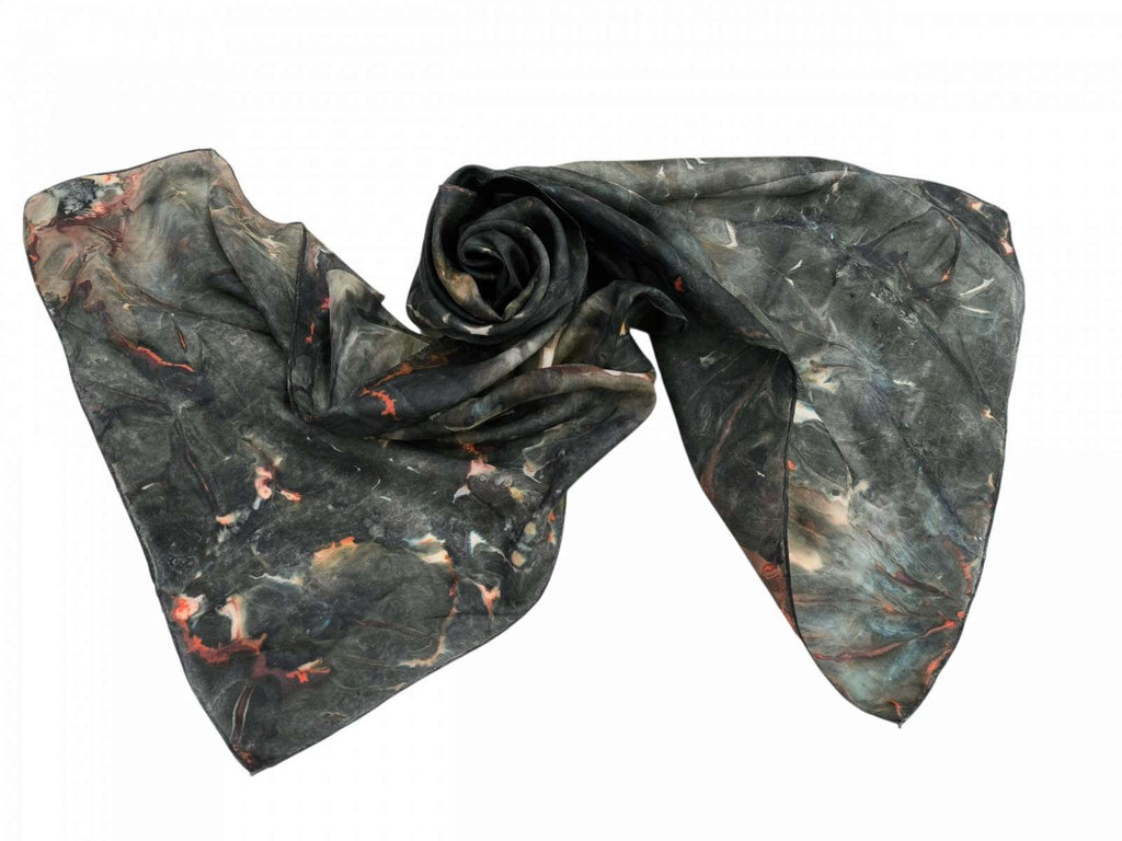 Black Women's Silk Scarf