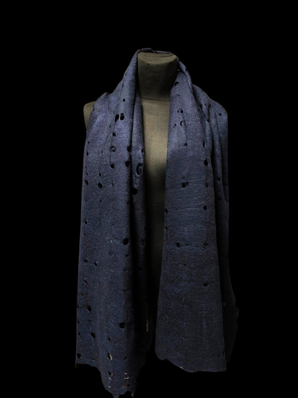 Navy Blue Unisex Hipster Scarf