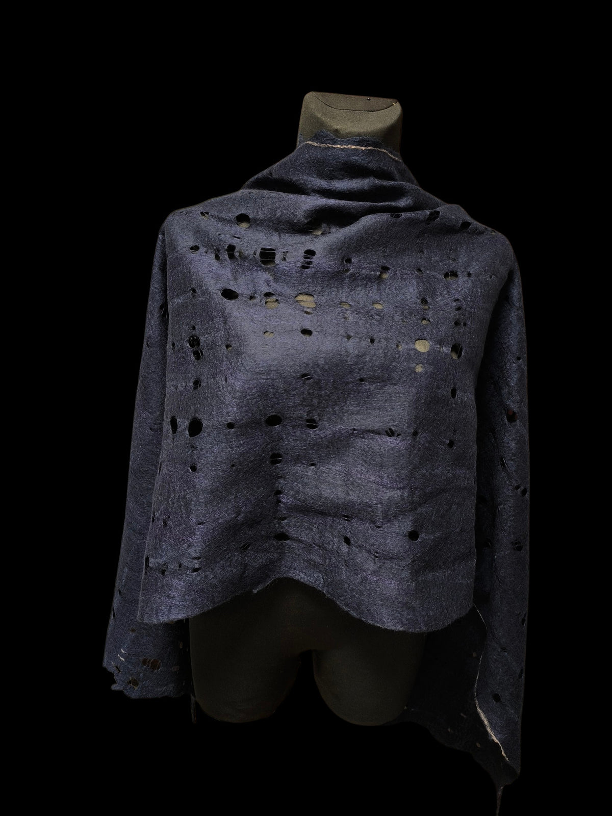 Navy Blue Unisex Hipster Scarf