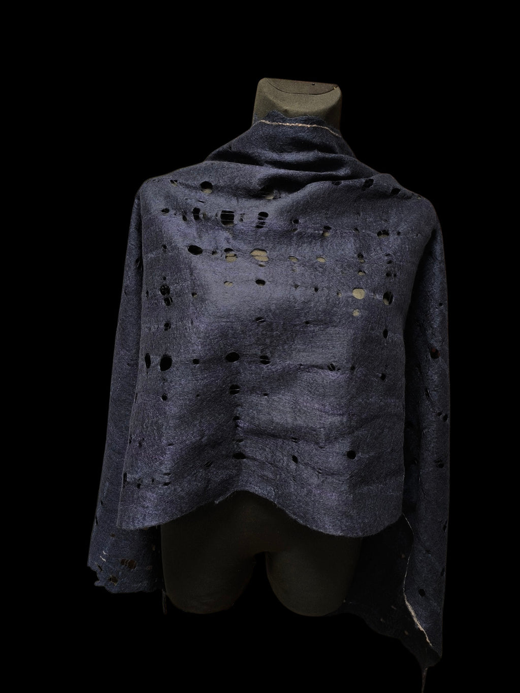 Dark Blue Unisex Hipster Scarf