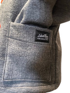 Dark Gray Wool Felted Jacket