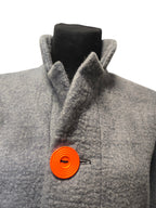Dark Gray Wool Felted Jacket