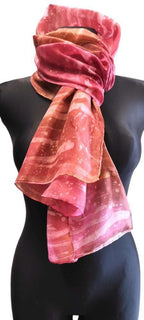 BORDO Women's Silk Scarf, Silk Accessory