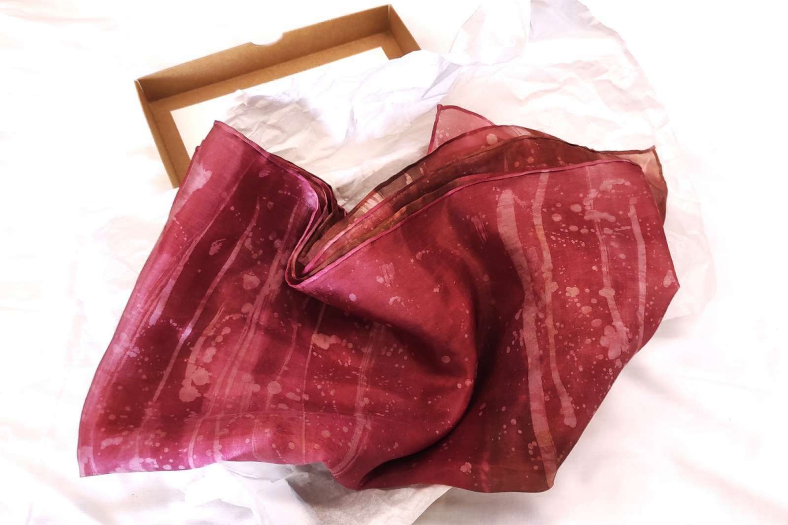 BORDO moteriškas šilkinis šalikas, šilkinis aksesuaras
