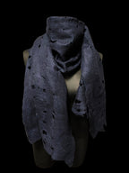 Navy Blue Unisex Hipster Scarf